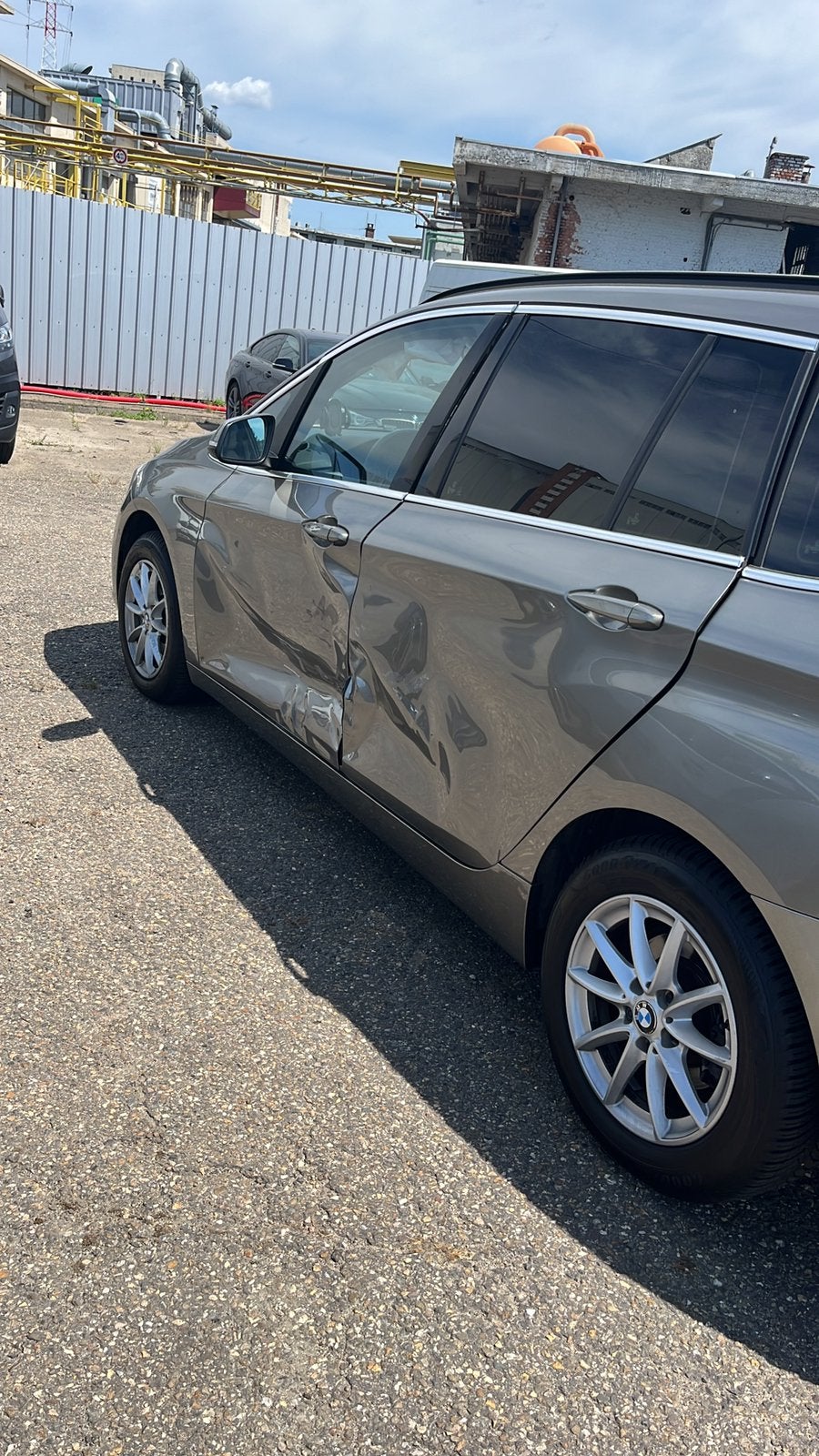 Voiture accidentée Bmw Gran Tourer., Achat, Beige, Diesel, Particulier
