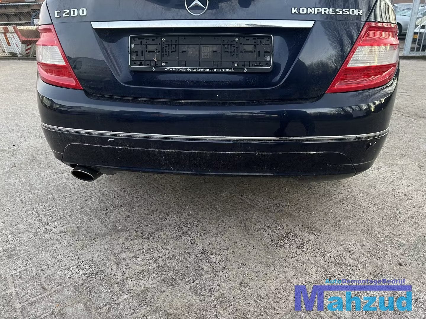 MERCEDES C KLASSE W204 Blauw C359 achterbumper 2007-2011, Pare-chocs, Mercedes-Benz, Utilisé, Mercedesstrasse 120
70372  Stuttgart, DE