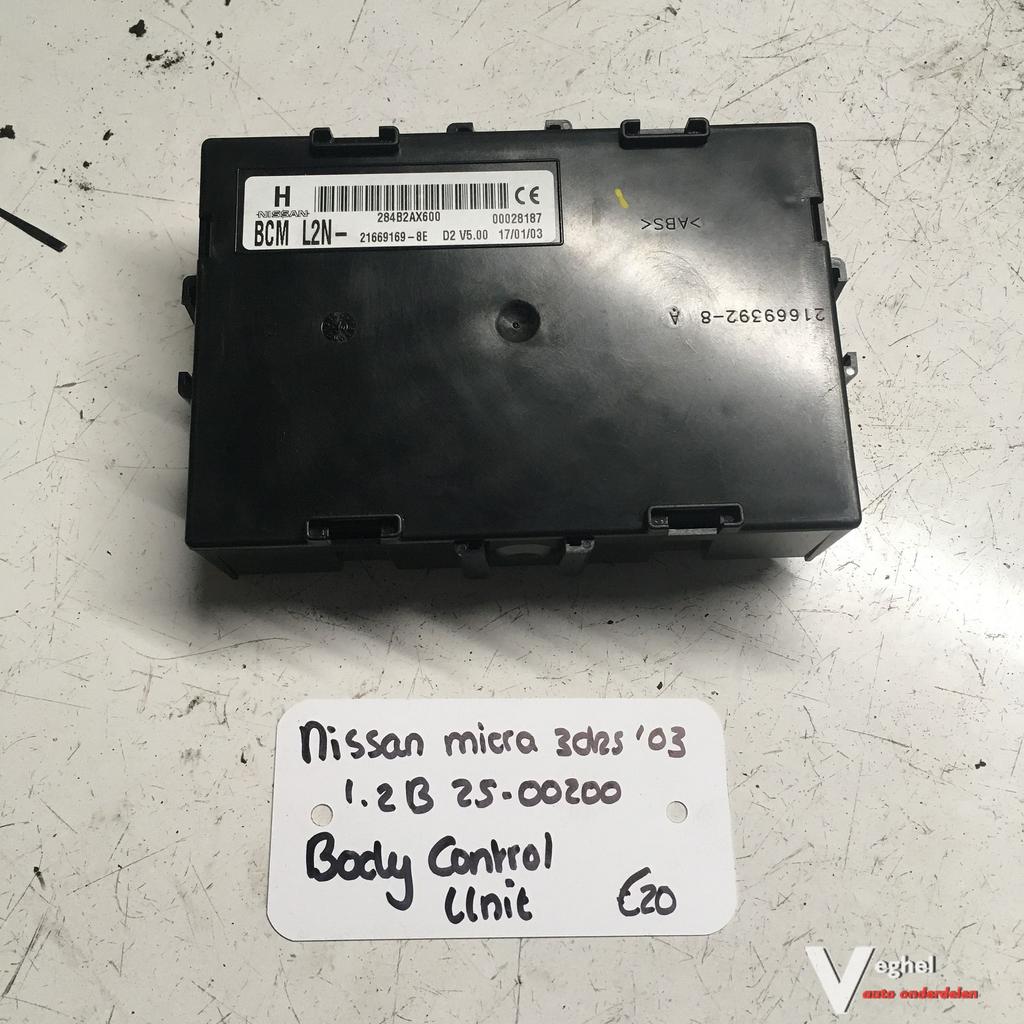 Nissan Micra 1.2 B 2003 2500200    Body Control Unit, Autos : Pièces & Accessoires, Électronique & Câbles, Utilisé, Enlèvement ou Envoi