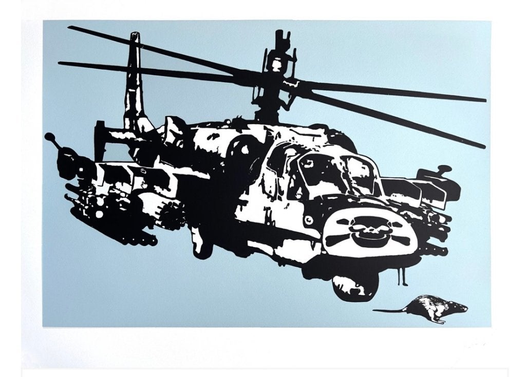Litho Blek le rat - Warbird -, Numéroté, Enlèvement