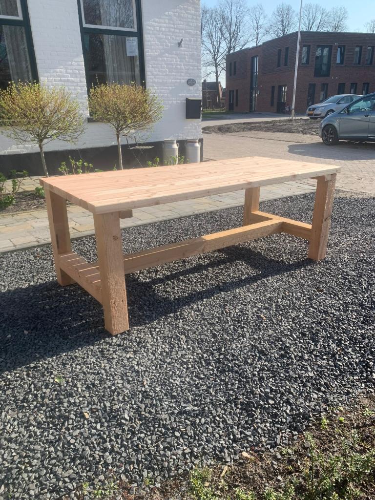 Houten Douglas Tuintafels - Nieuw, Tuin en Terras, Tuintafels, Nieuw, Rechthoekig, Hout, Ophalen of Verzenden