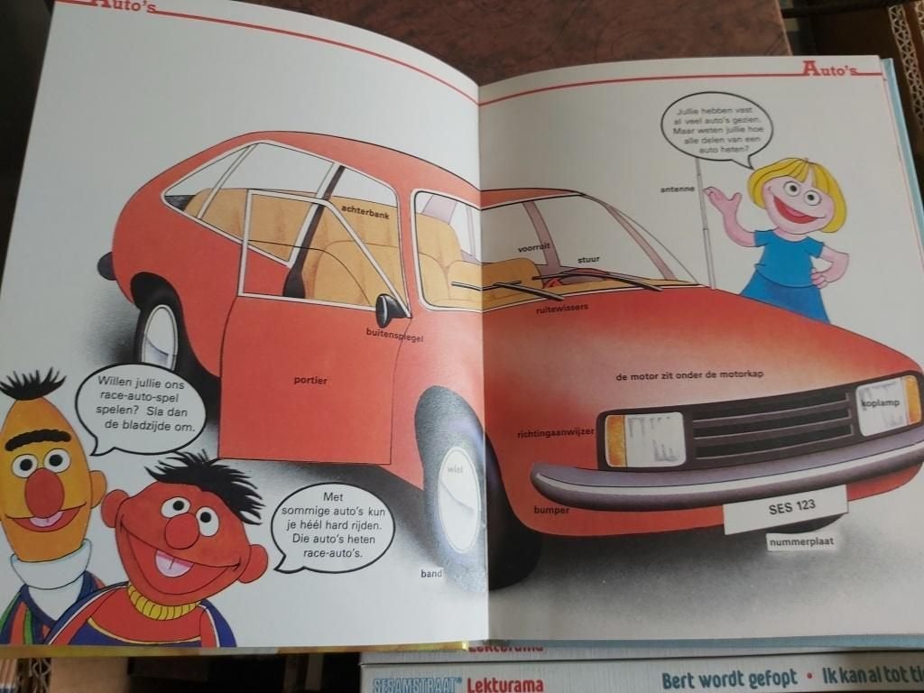 Lekturama Sesamstraat TV Radio Kind Kleuter Lezen Prentboek, Boeken, Ophalen of Verzenden, Sprookjes