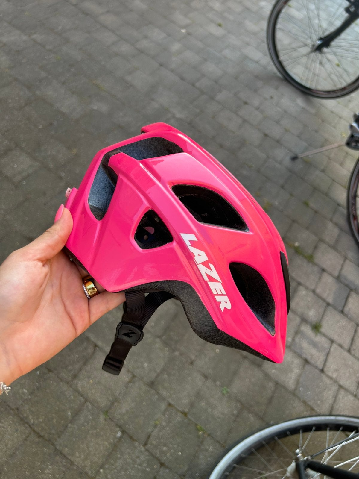 Lazer fietshelm (nieuwstaat), Fietsen en Brommers, Fietsaccessoires | Fietshelmen, Ophalen of Verzenden, Nieuw, M, Heer of Dame