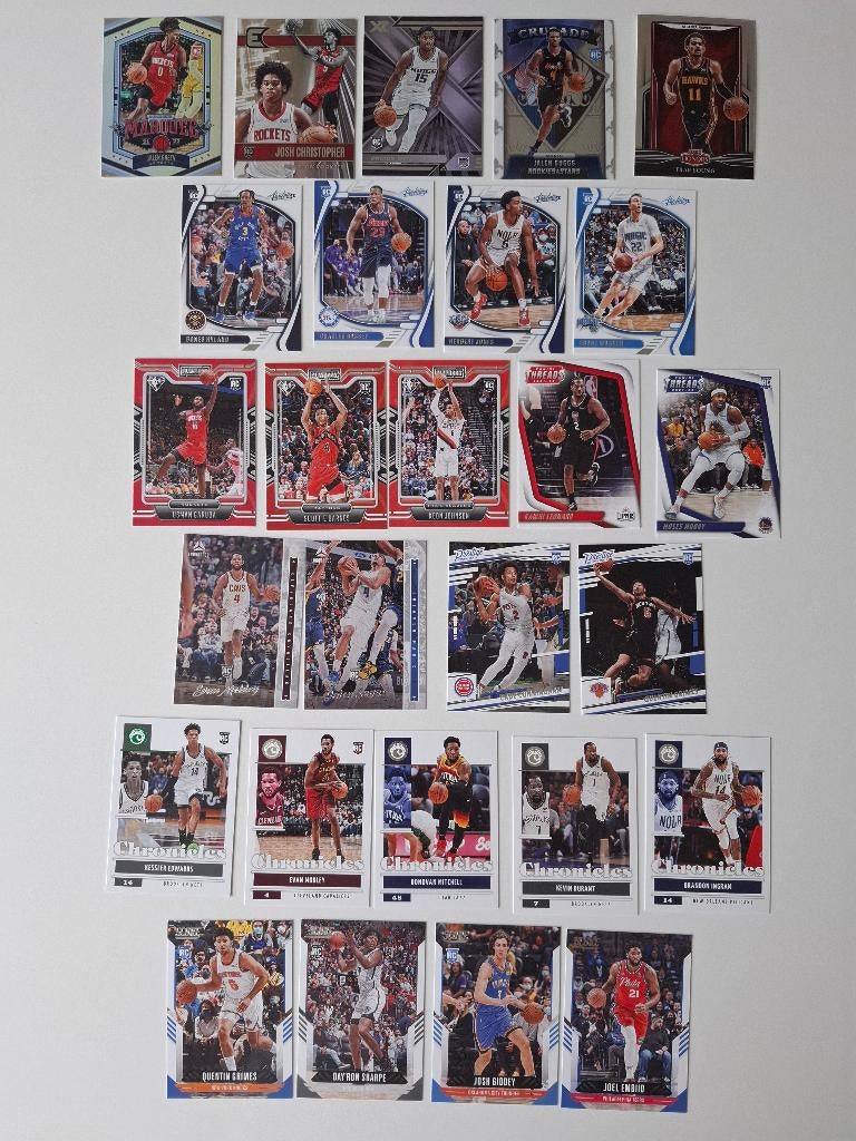 Lot 27 NBA Panini Chronicles kaarten, Ophalen of Verzenden, Zo goed als nieuw, Meerdere plaatjes