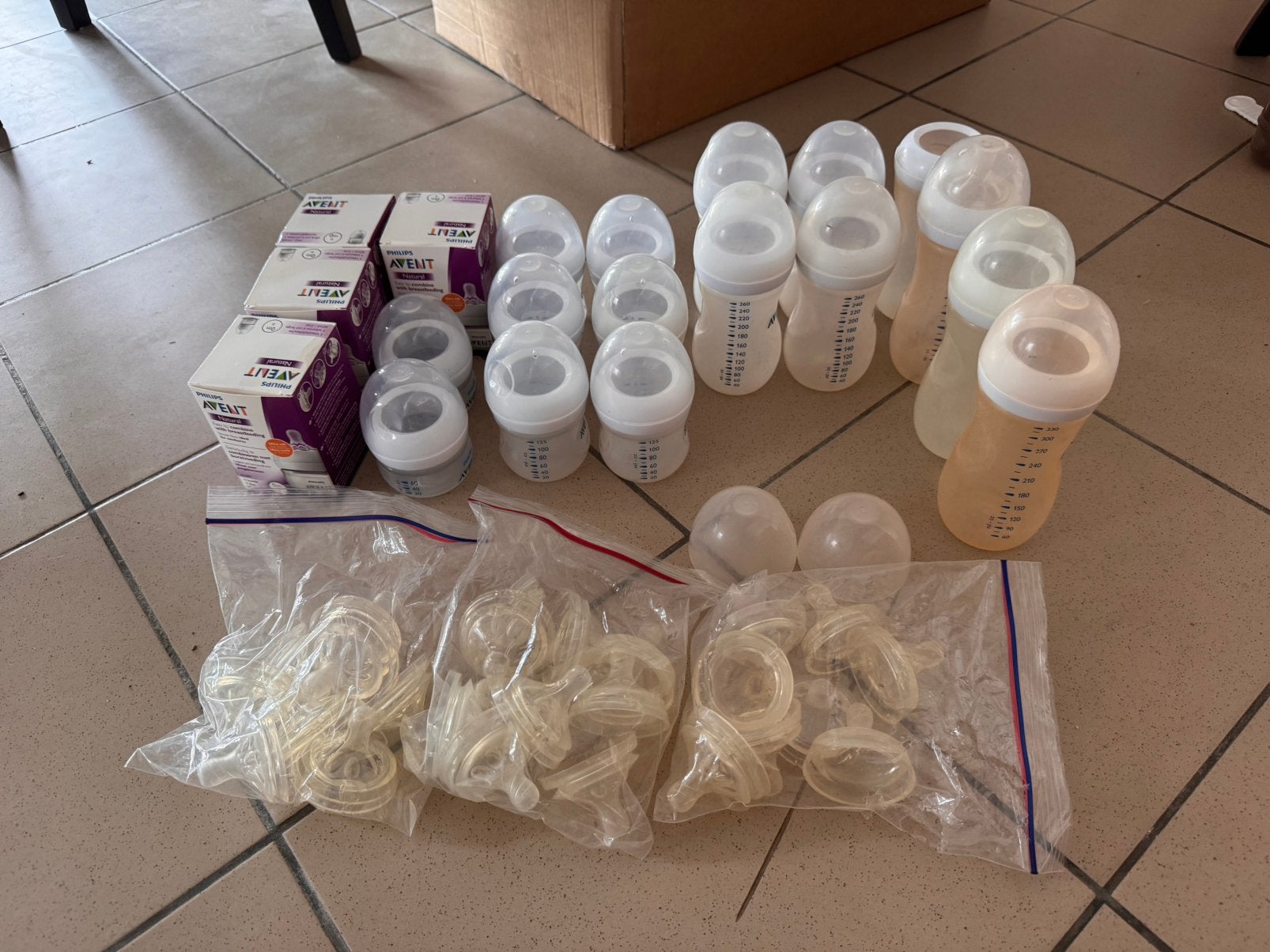 Papflessen sets, Kinderen en Baby's, Babyvoeding en Toebehoren, Ophalen of Verzenden, Zo goed als nieuw