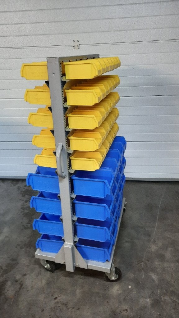 Mobiele magazijnkar voor kleine onderdelen, Enlèvement