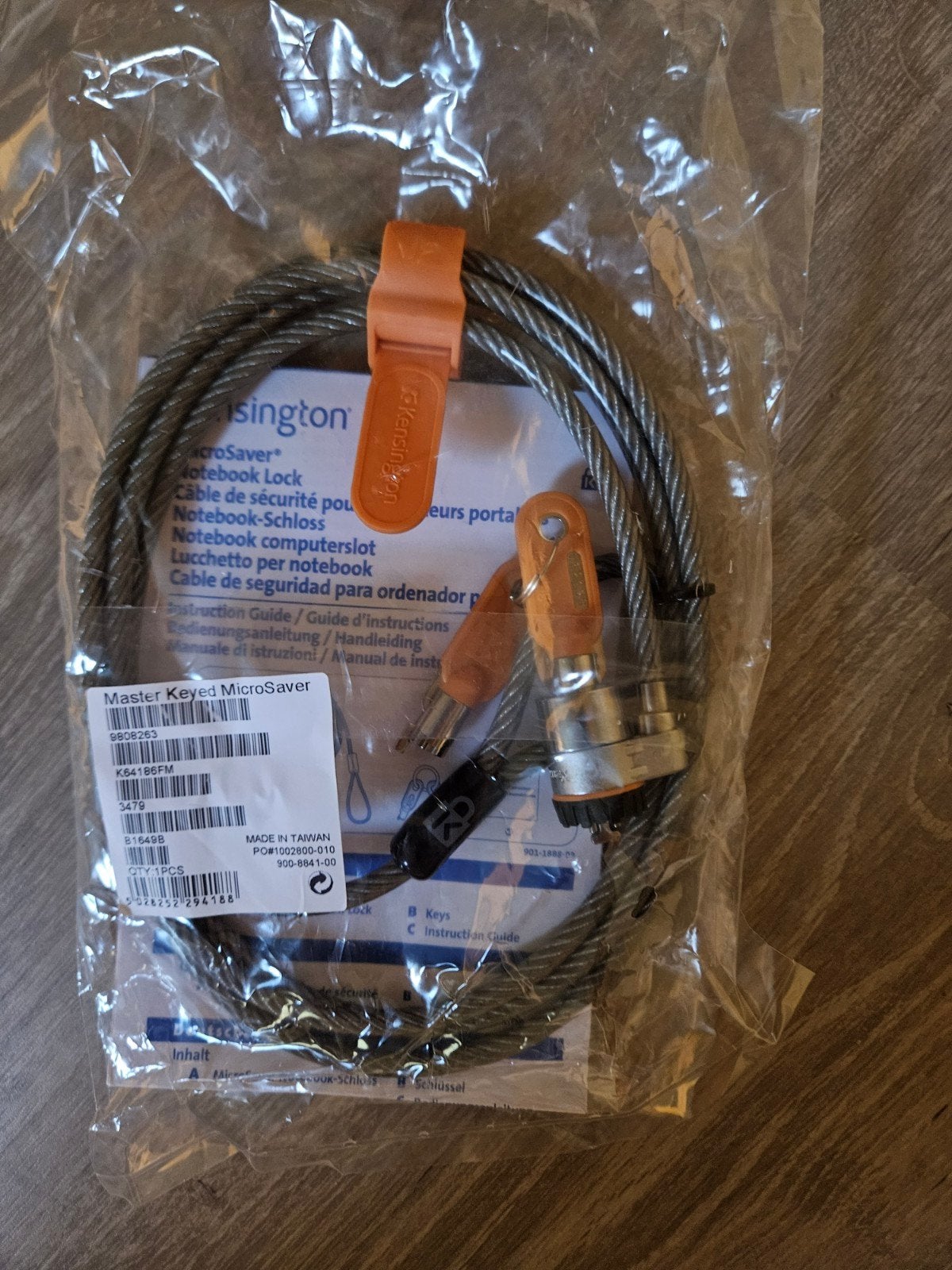 Verrou pour ordinateur portable Kensington, Envoi, Neuf