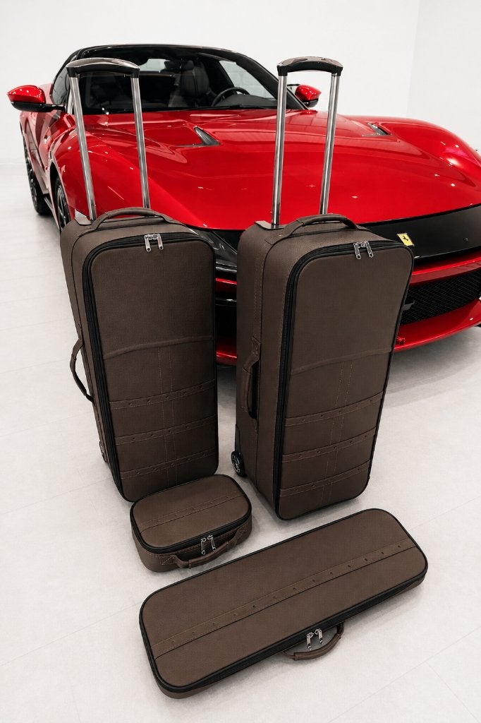 Roadsterbag koffer set voor de Ferrari 12 Cilindri Spider, Envoi, Neuf
