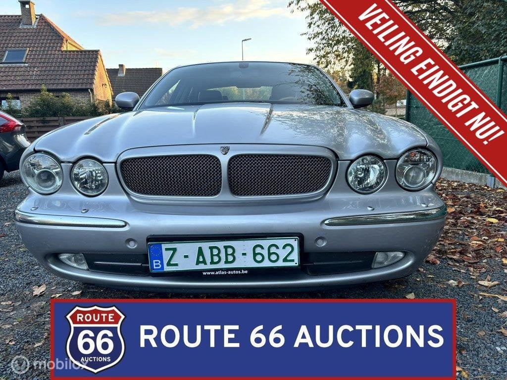 Jaguar XJ8 | 2004 | Route 66 Auctions, Auto's, Jaguar, Gebruikt, Zwart, XJ, Bedrijf