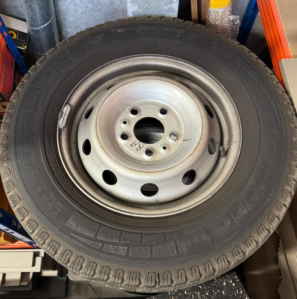 4x velg 6Jx15H2 et68  + winterband, Ophalen, Gebruikt