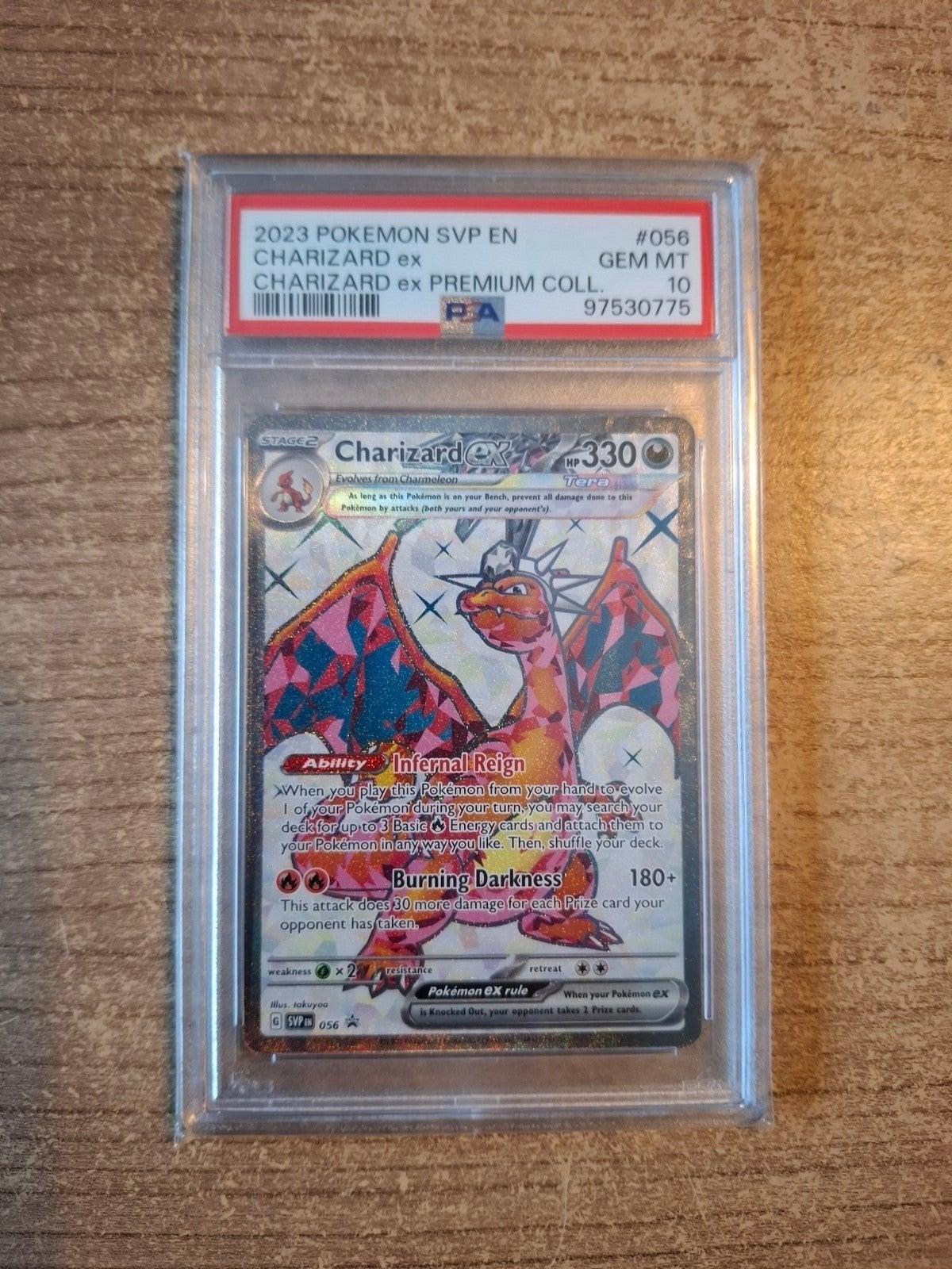 Charizard PSA 10/10, Hobby en Vrije tijd, Verzamelkaartspellen | Yu-gi-Oh!, Verzenden, Nieuw