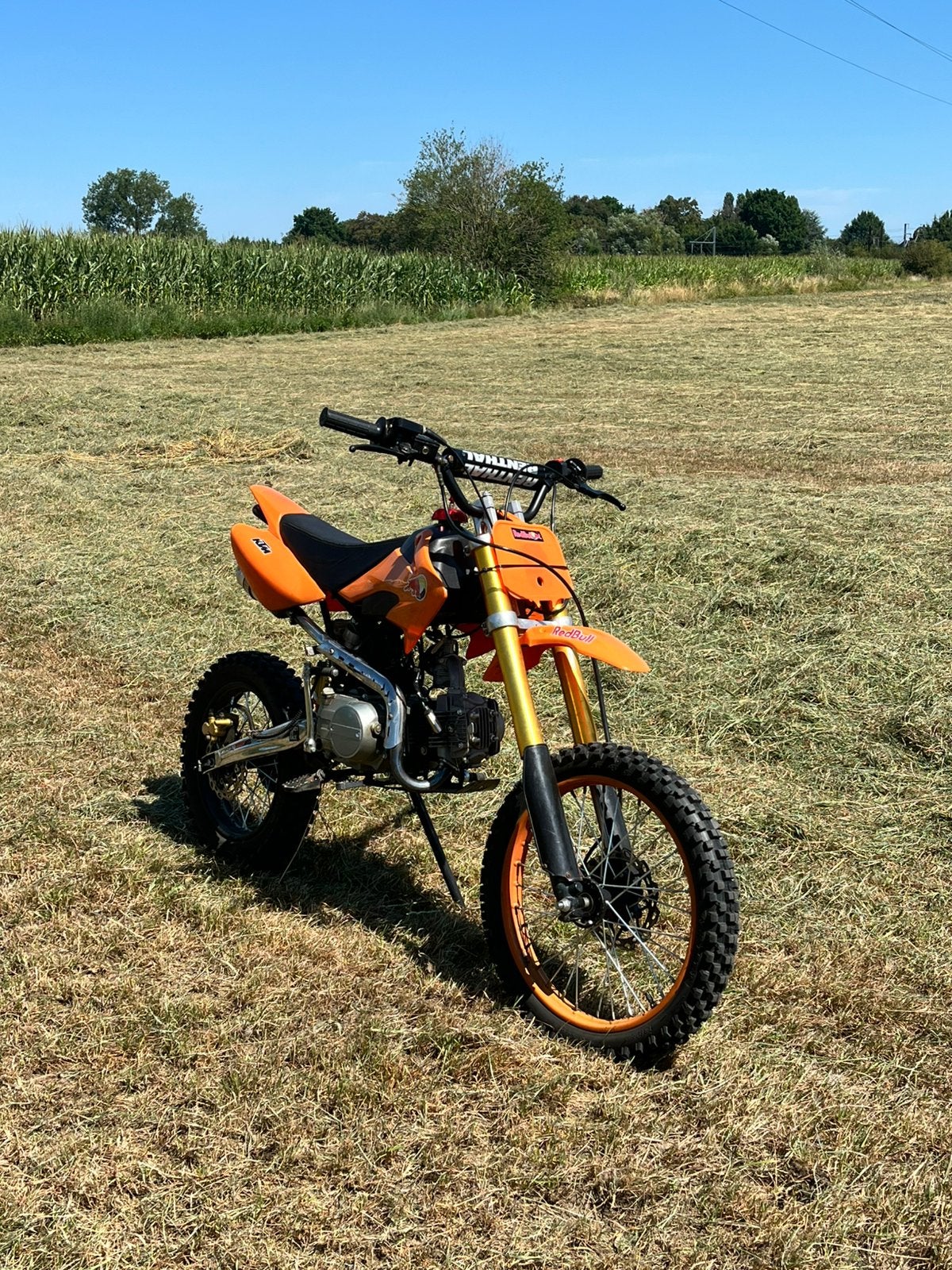 Pitbike 125cc, Fietsen en Brommers, Ophalen, 125 cc, Zo goed als nieuw, 4 versnellingen