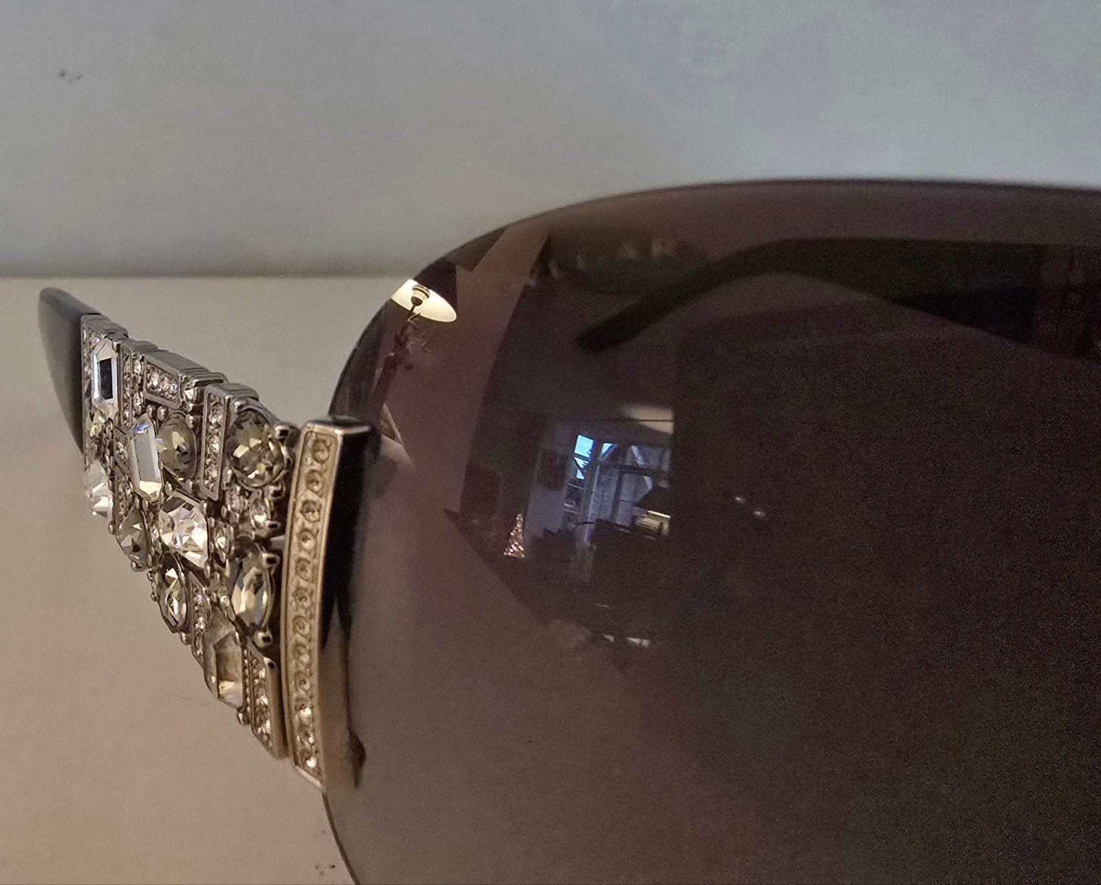 Lunettes de soleil Bvlgari (édition limitée) avec cristaux S, Enlèvement ou Envoi, Lunettes de soleil
