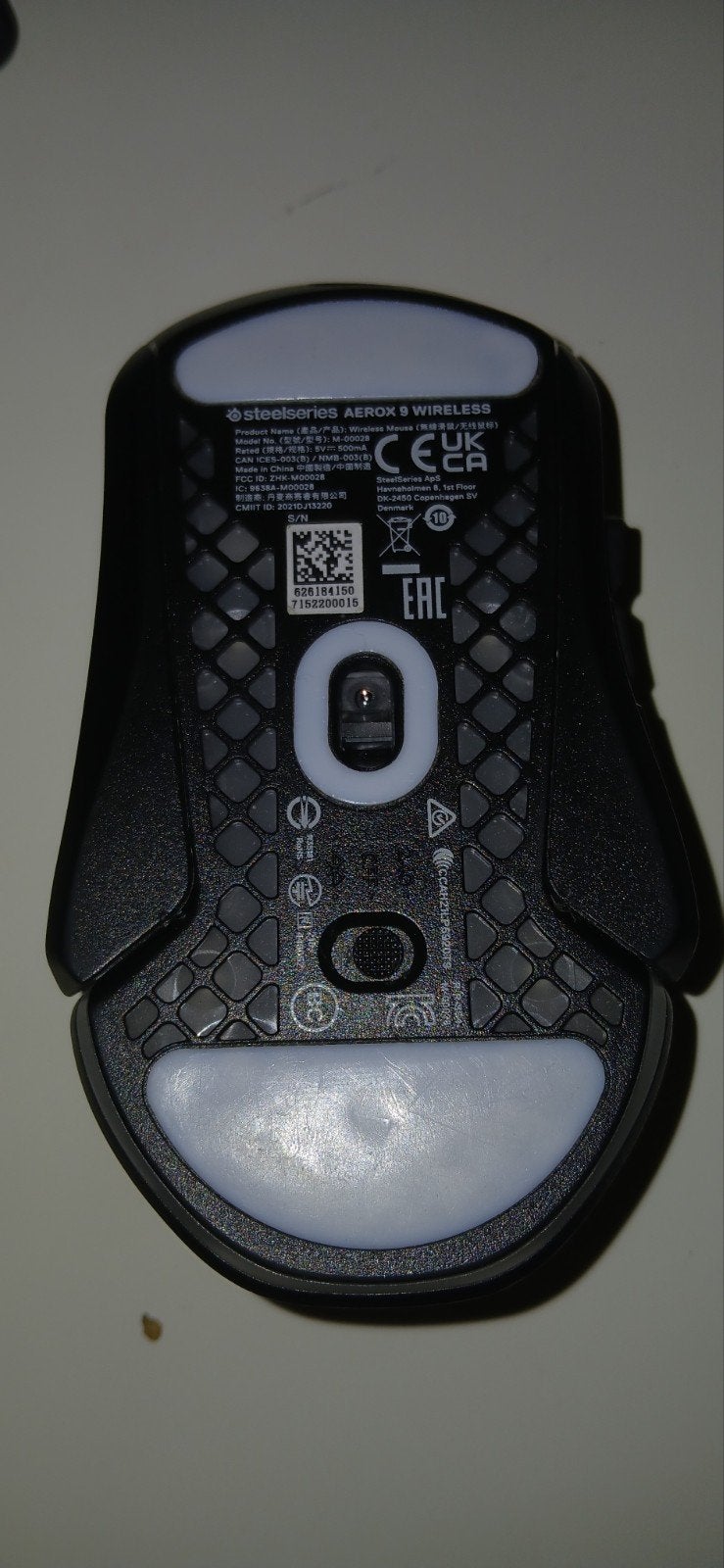 Steelseries aerox 9 wireless, Computers en Software, Ophalen, Rechtshandig, Muis, Gaming muis