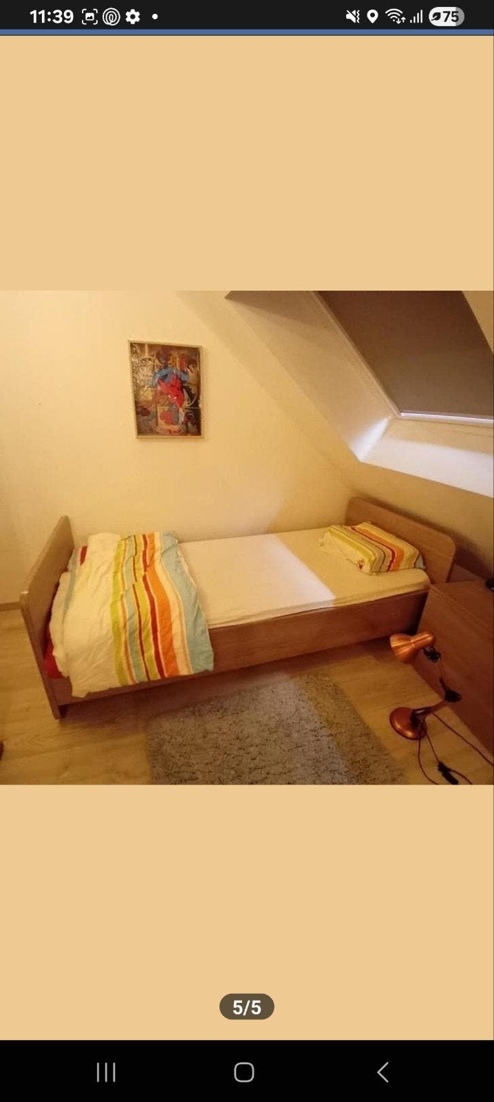 Slaapkamer  voor studenten, Maison & Meubles, Chambre à coucher | Chambres à coucher complètes, Enlèvement, Comme neuf, Une personne