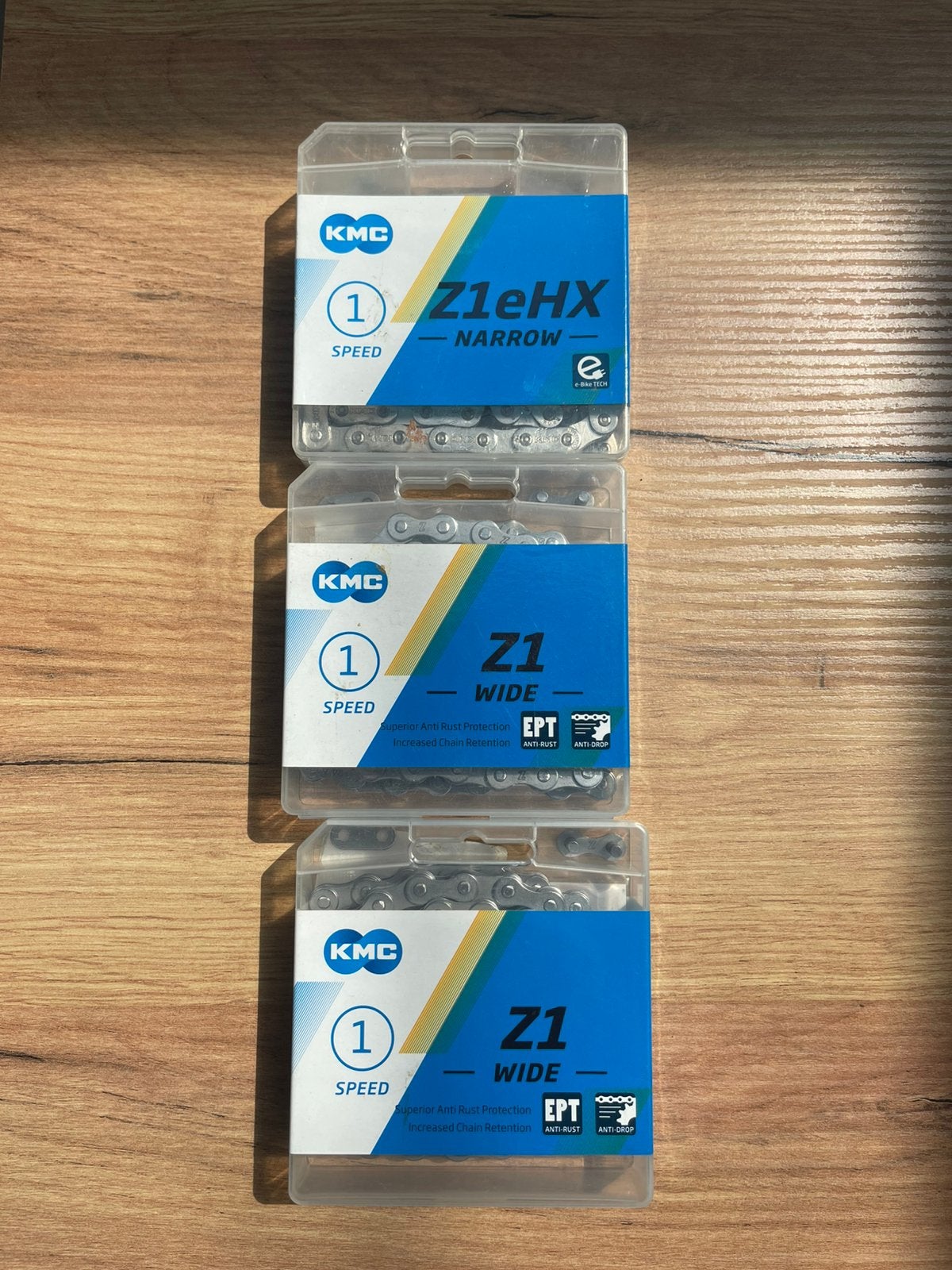 3x KMC fietsketting – Z1 & Z1eHX – Nieuw, Ophalen, Zo goed als nieuw