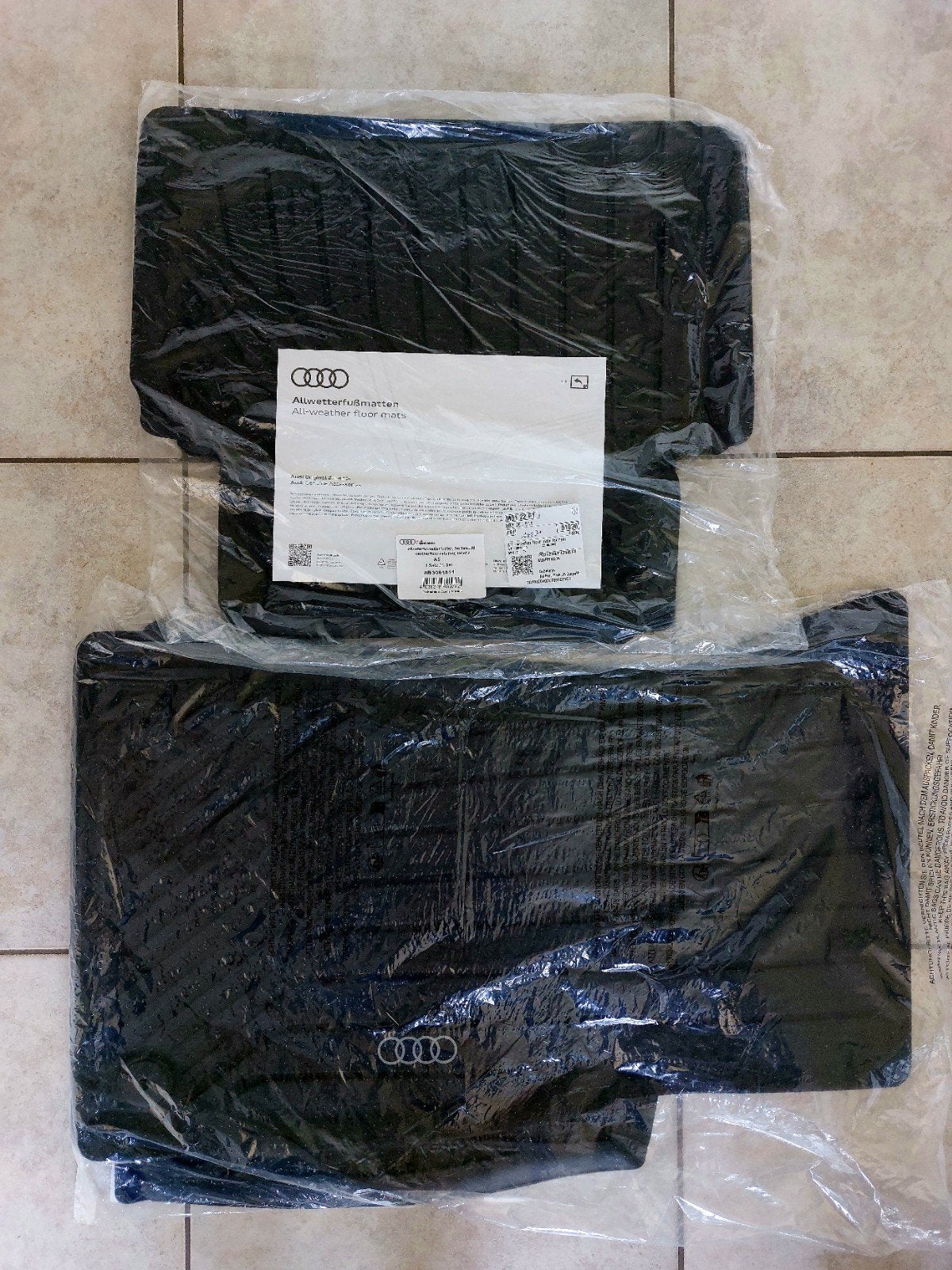 Originele rubberen Audi A5 2025-2026 vloermatten, Ophalen