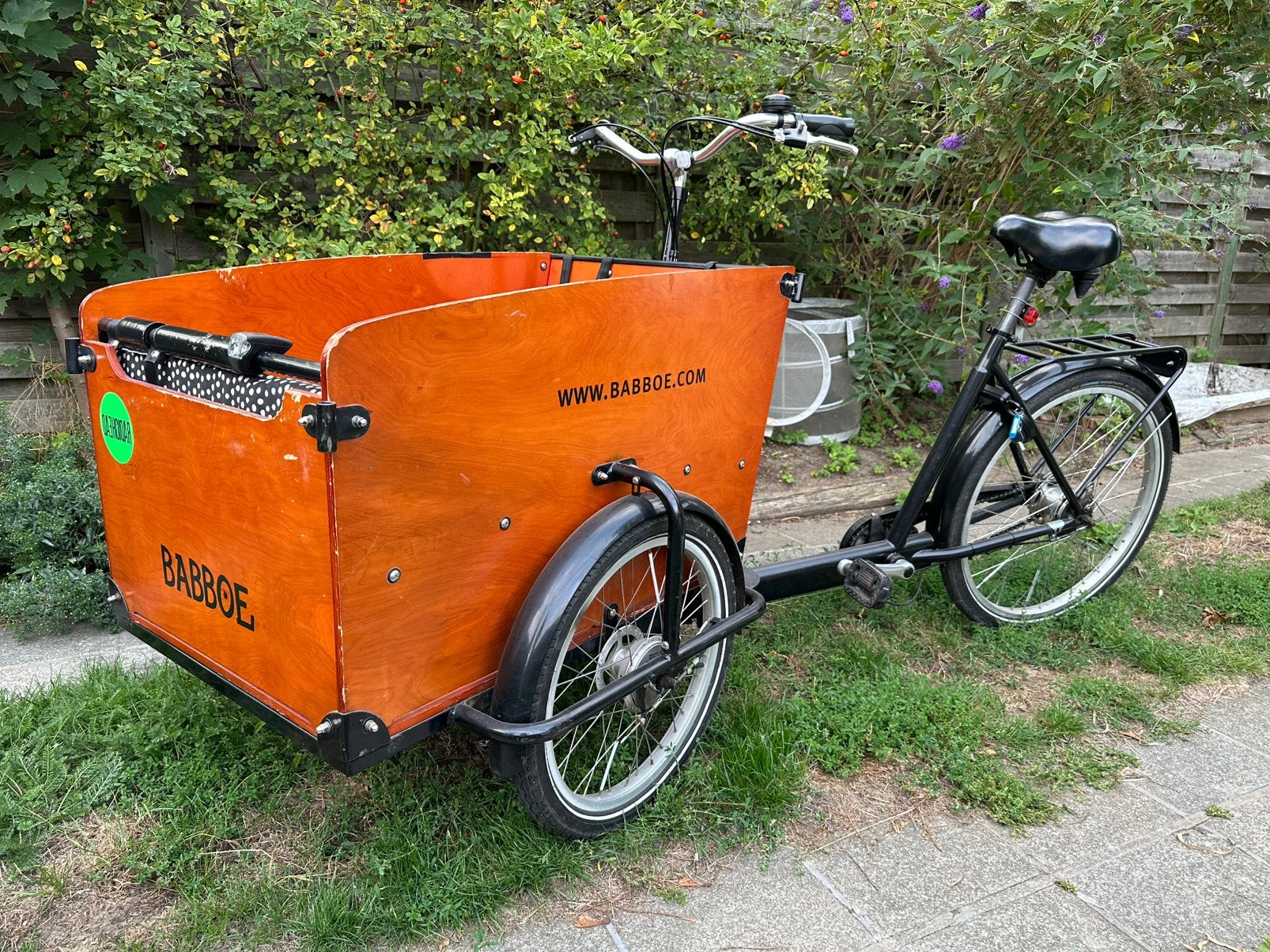 Bakfiets Babboe Big, Fietsen en Brommers, Ophalen, Gebruikt, 3 kinderen, Overige merken