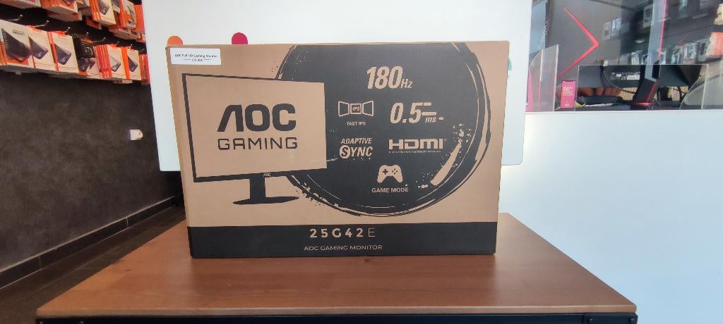 Moniteur de jeu AOC 24.5 pousse 180 Hz Full HD, Informatique & Logiciels, Gaming, IPS, Moins de 1 ms, 151 à 200 Hz
