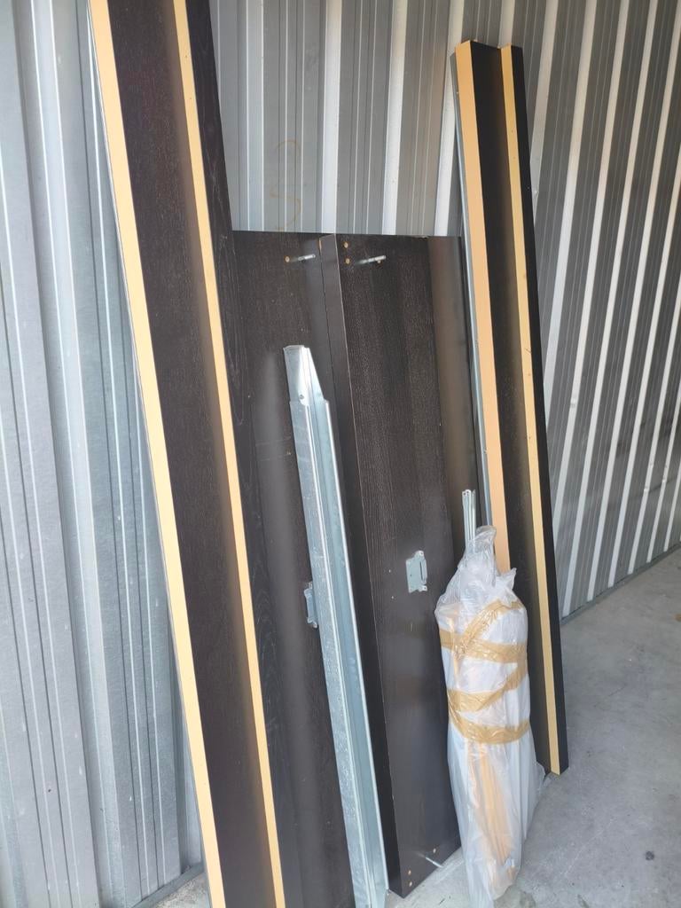 Ikea 1m40 bedstructuur + boxspring in zeer goede staat, Ophalen