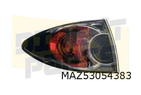 Mazda 6 (7/05-) achterlicht Links buiten (donker grijs) MQ!, Auto-onderdelen, Verlichting, Mazda, Nieuw, Verzenden