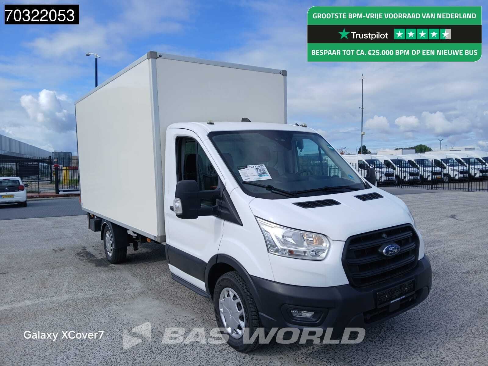 Ford Transit 170pk D'Hollandia Ladebordwand Koffer Klima Tem, Stof, Euro 6, 4 cilinders, Start-stop-systeem