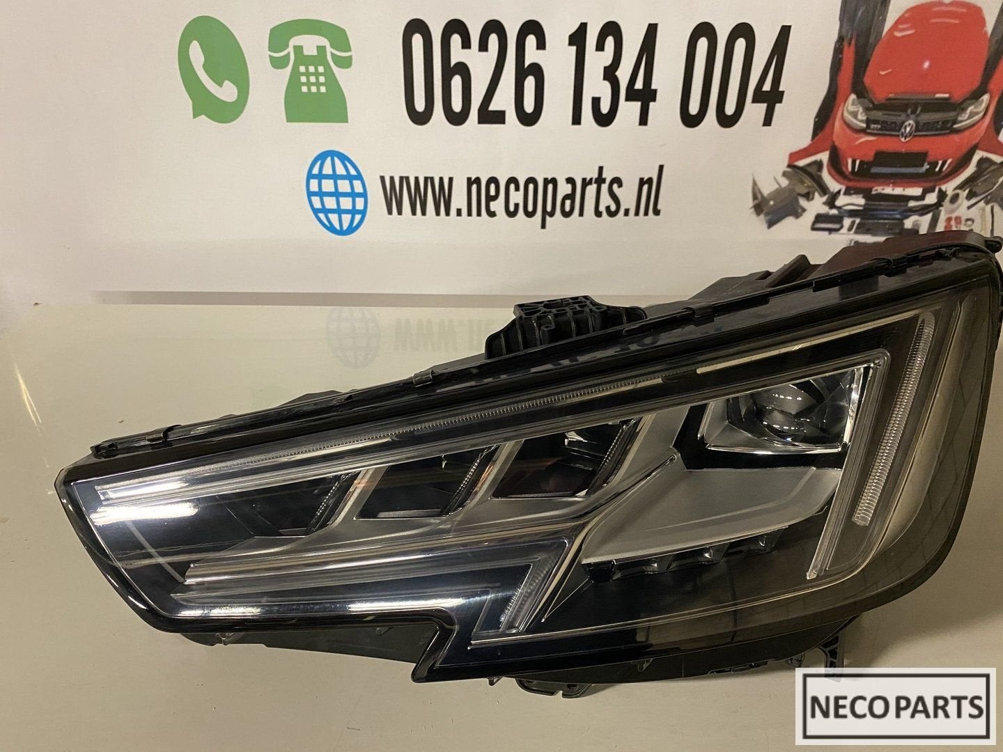 AUDI A4 S4 B9 8W VOL LED MATRIX KOPLAMP LINKS 8W0941035, Gebruikt, -, -, -