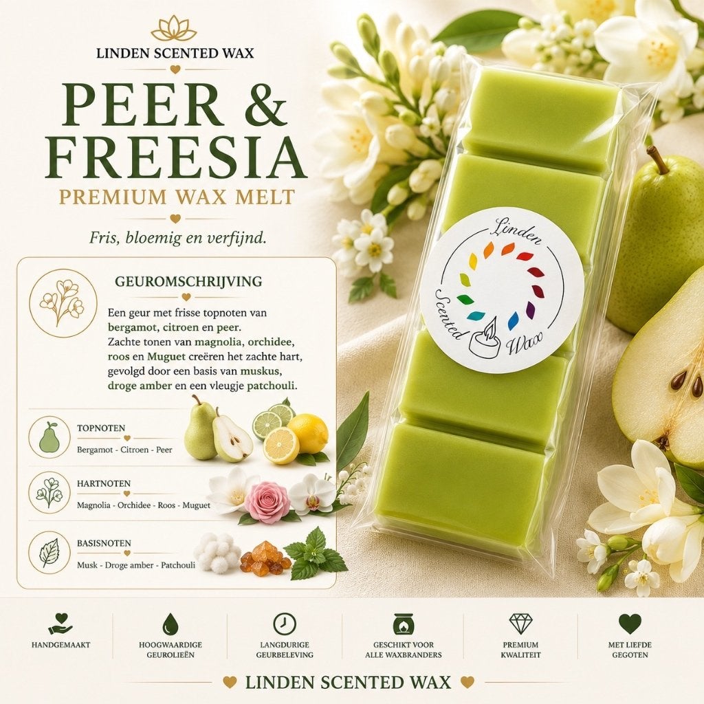Parfum Waxmelts PEER & FREESIA Parfum de cire aux fruits, Enlèvement ou Envoi, Neuf, Cire, Bougie