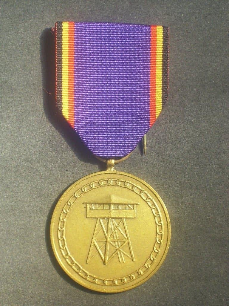 40e anniversaire fédération anciens prisonniers guerre 1945, Envoi, Armée de terre, Ruban, Médaille ou Ailes