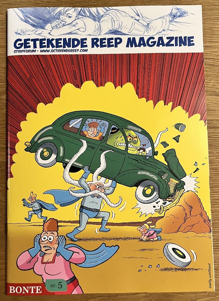 Getekende reep magazine 5 (2023) - Strip, Eén stripboek, Nieuw