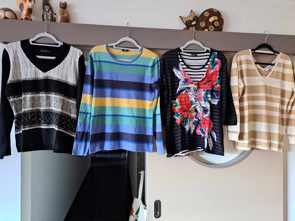 Trui L, Amania Mo, Gerry Weber e.a., Ophalen of Verzenden, Zo goed als nieuw, Maat 42/44 (L), Meerkleurig