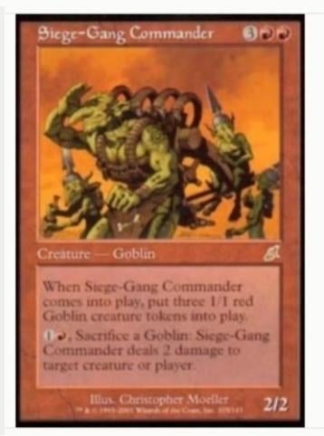 Siege-Gang Commander - SCG - MTG - BETER DAN GD, Enlèvement ou Envoi