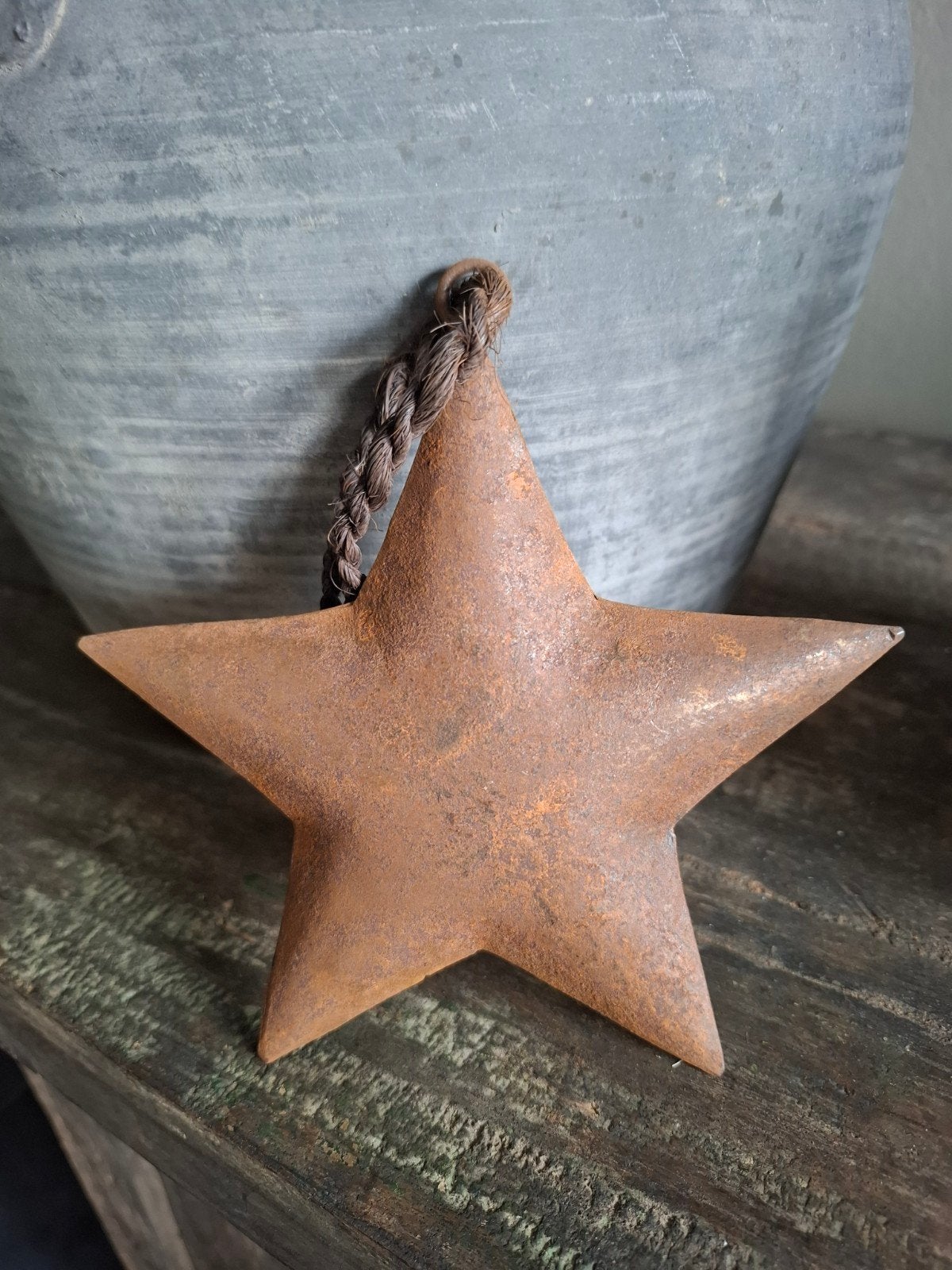 mooie roestkleurige ster, Ophalen of Verzenden, Bruin, Landelijk