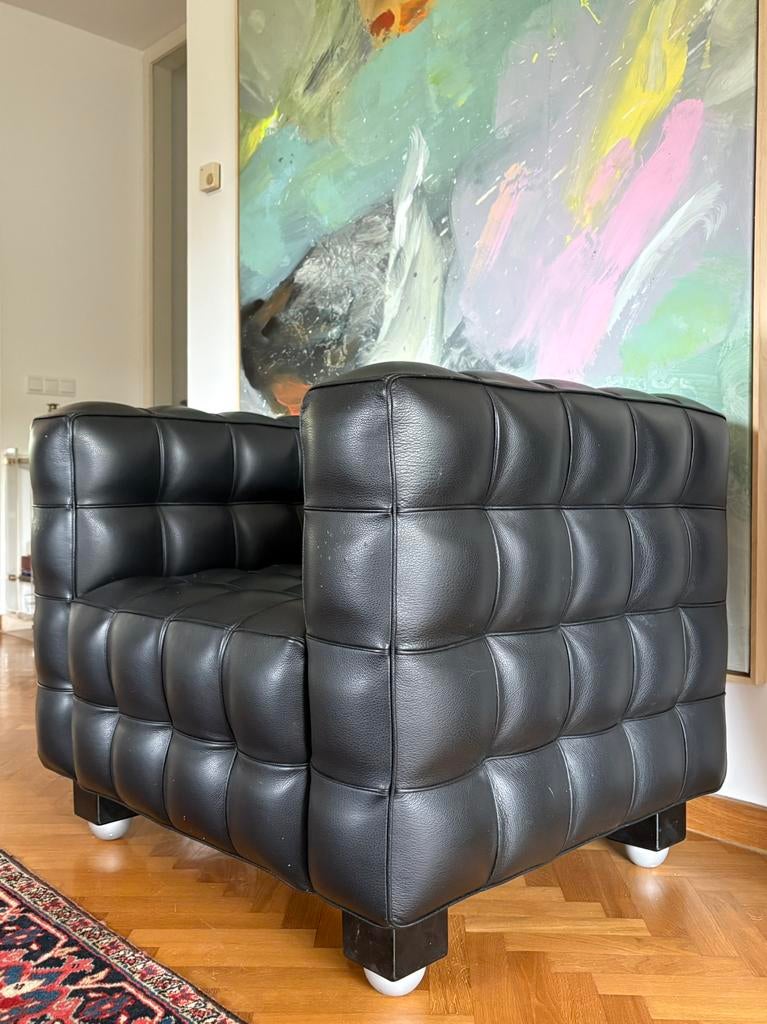 Kubus Chair - Josef Hoffmann by Wittmann, 75 à 100 cm, Enlèvement ou Envoi, Utilisé, Vintage Design