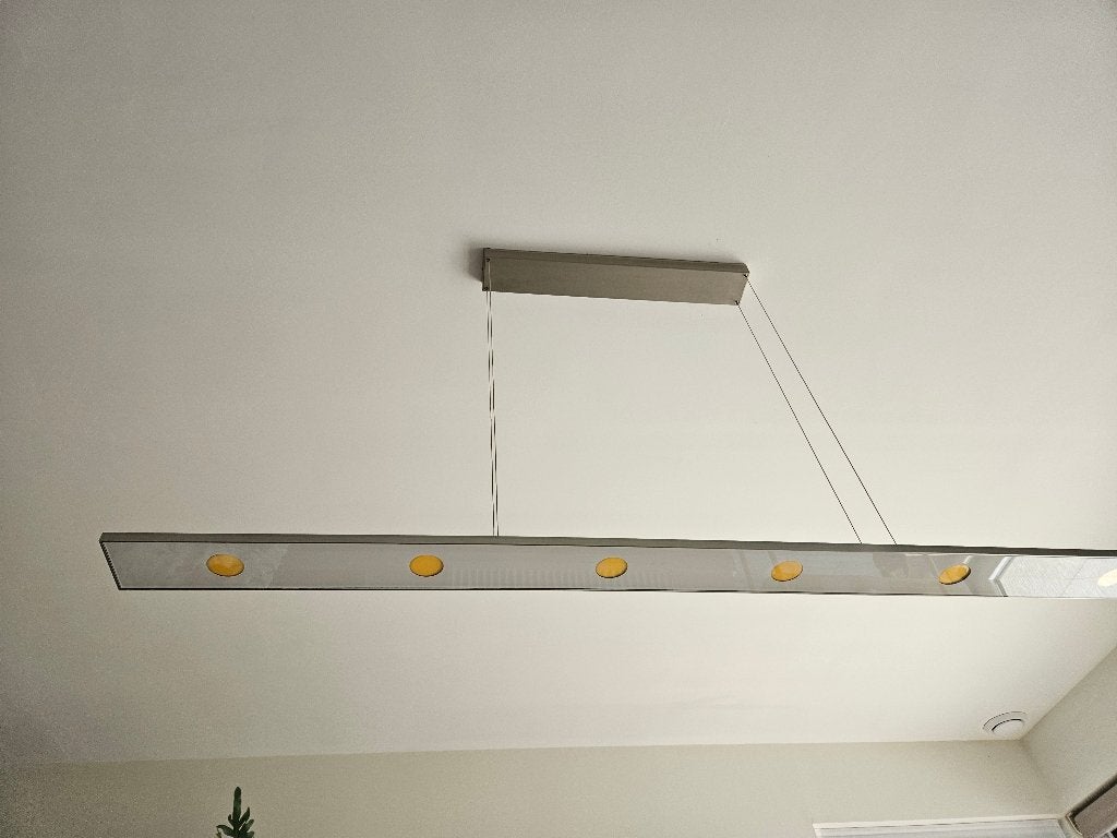 Hanglamp Led lichtbalk 140cm, Enlèvement, Comme neuf, Synthétique, Modern