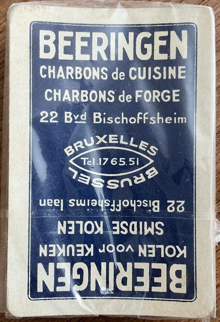 Kaartspel BEERINGEN/SMIDSE KOLEN/BRUSSEL, Ophalen of Verzenden, Zo goed als nieuw, Speelkaart(en)