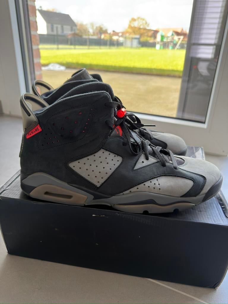 Air Jordan 6 retro PSG pointure 49,5, Kleding | Heren, Schoenen, Ophalen, Zo goed als nieuw