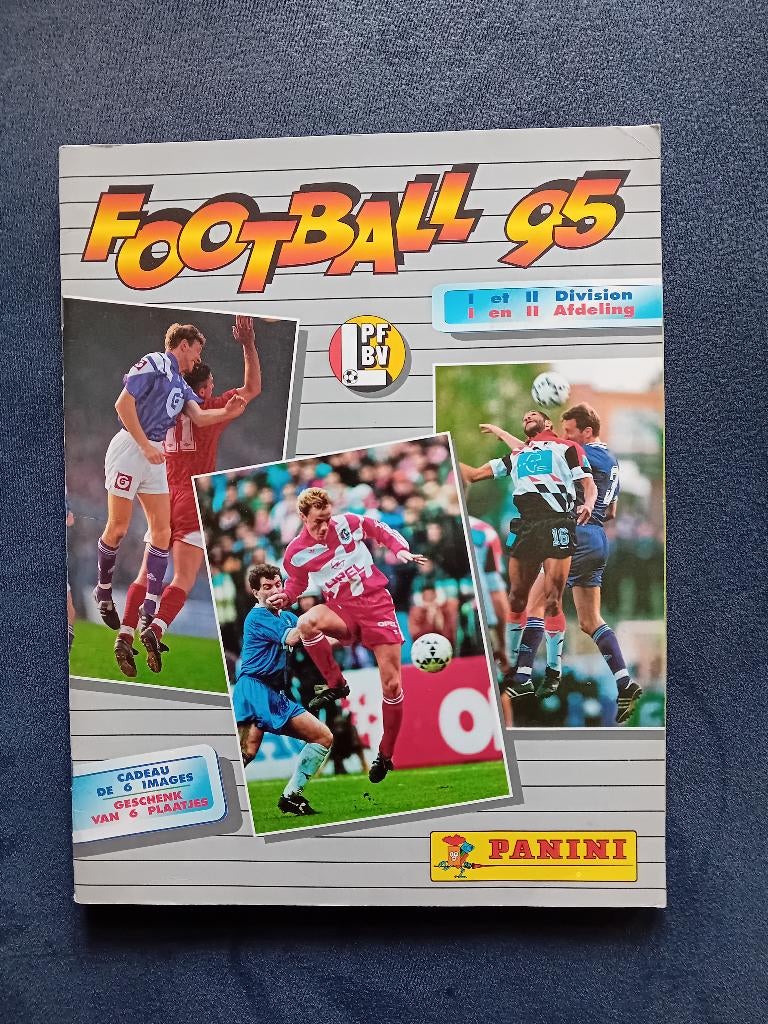 panini stickerboek Football 95, Enlèvement ou Envoi, Comme neuf, Image