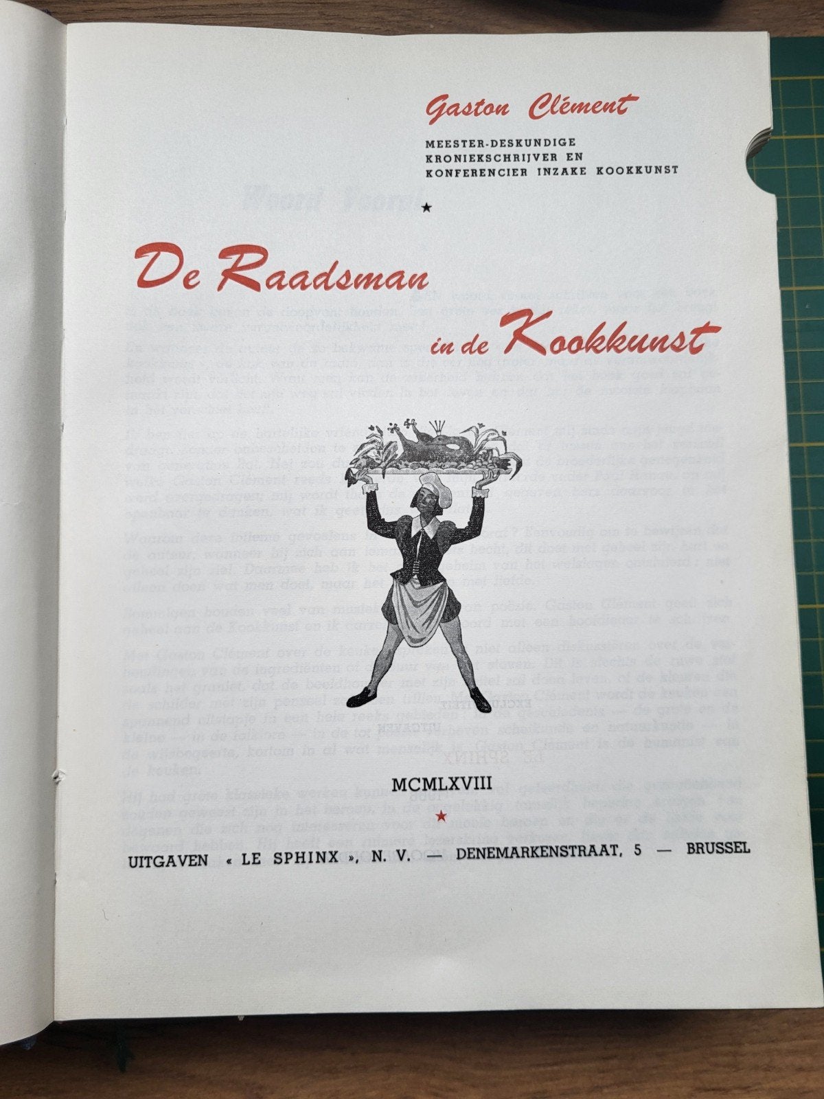 Gaston Clement - De Raadsman in de keuken, Boeken, Kookboeken, Ophalen of Verzenden, Gelezen
