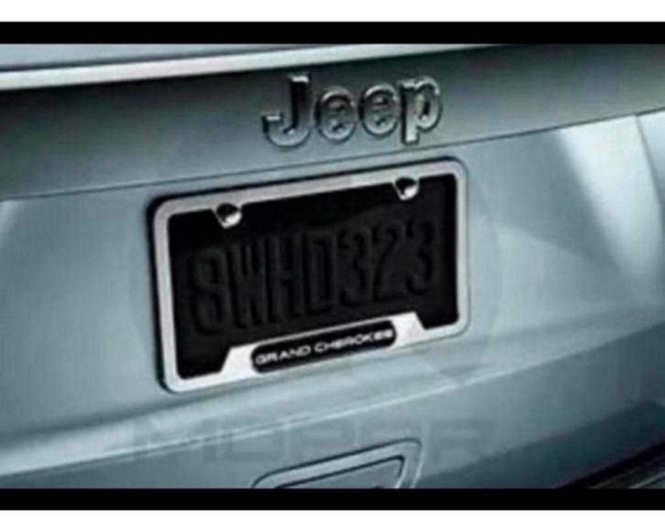 Support de plaque pour Jeep Grand Cherokee Chrome 18.2, Autos : Divers, Tuning & Styling, Enlèvement ou Envoi