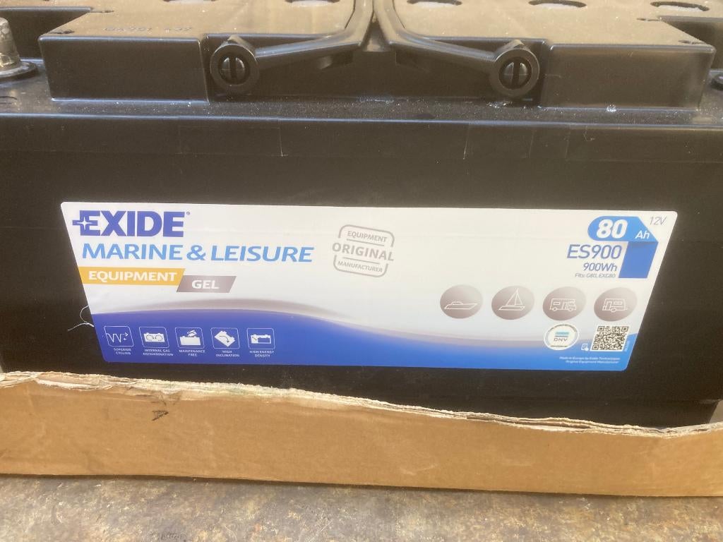 Batterie camping car , EXIDE 80 Ah, Caravanes & Camping, Camping-car Accessoires, Enlèvement, Comme neuf