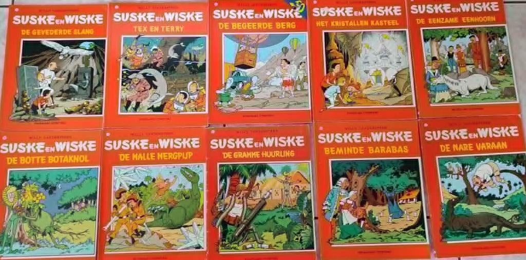 strips Suske en Wiske, Boeken, Meerdere stripboeken, Ophalen of Verzenden, Gelezen, Willy Vandersteen