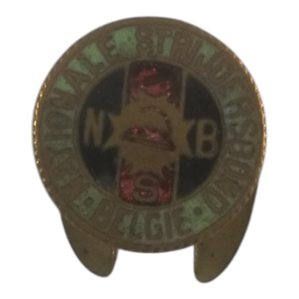 Nationale Strijdersbond - knoopsgatinsigne, Ophalen of Verzenden, Landmacht, Embleem of Badge