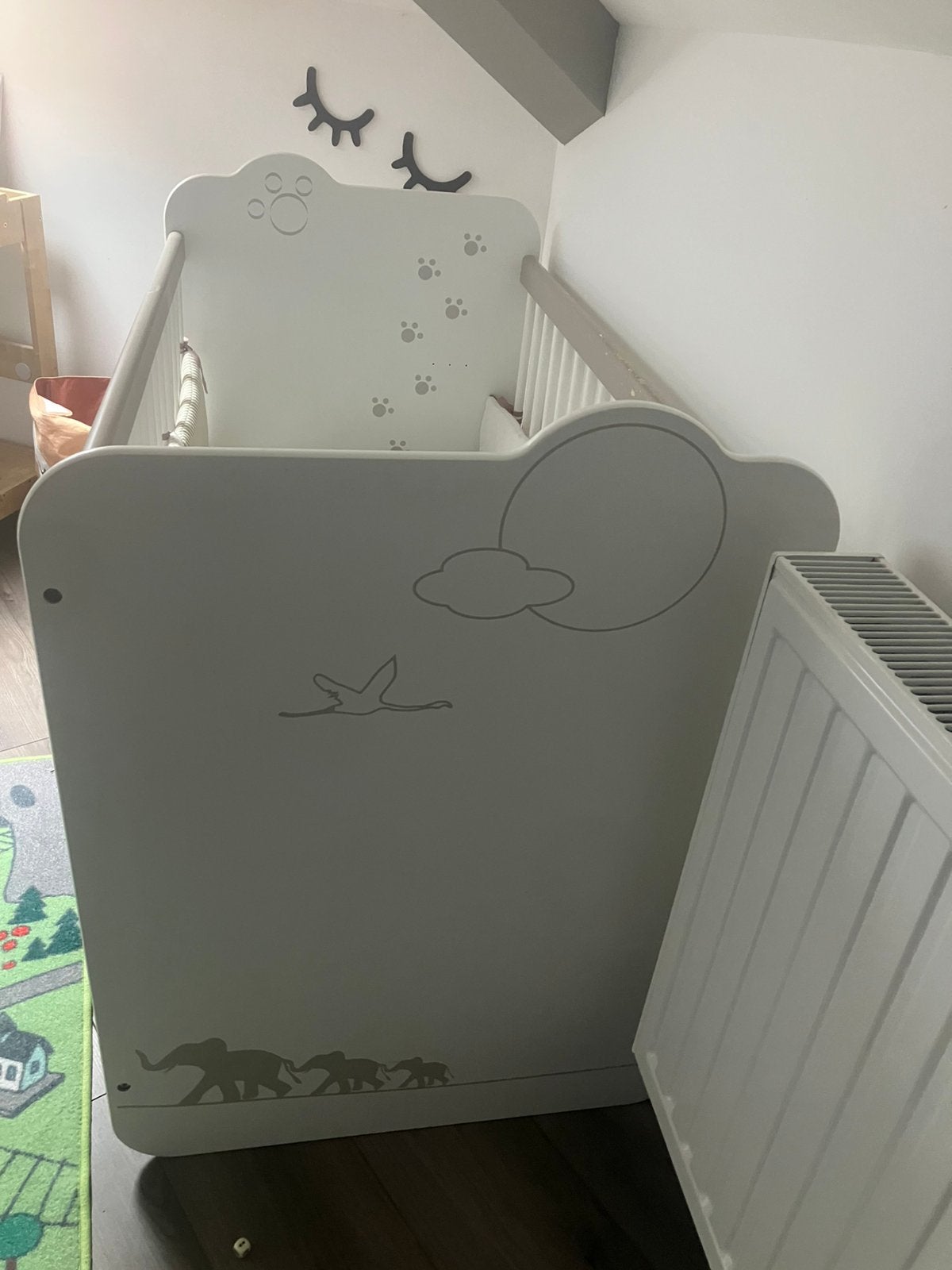 ️ Lit bébé complet – matelas et accessoires inclus, Enlèvement, Utilisé, Matelas
