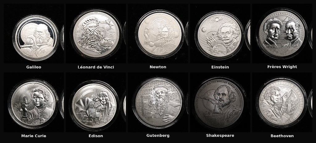 Icons of Inspiration - 1oz Silver Collection complète, Enlèvement ou Envoi, Monnaie