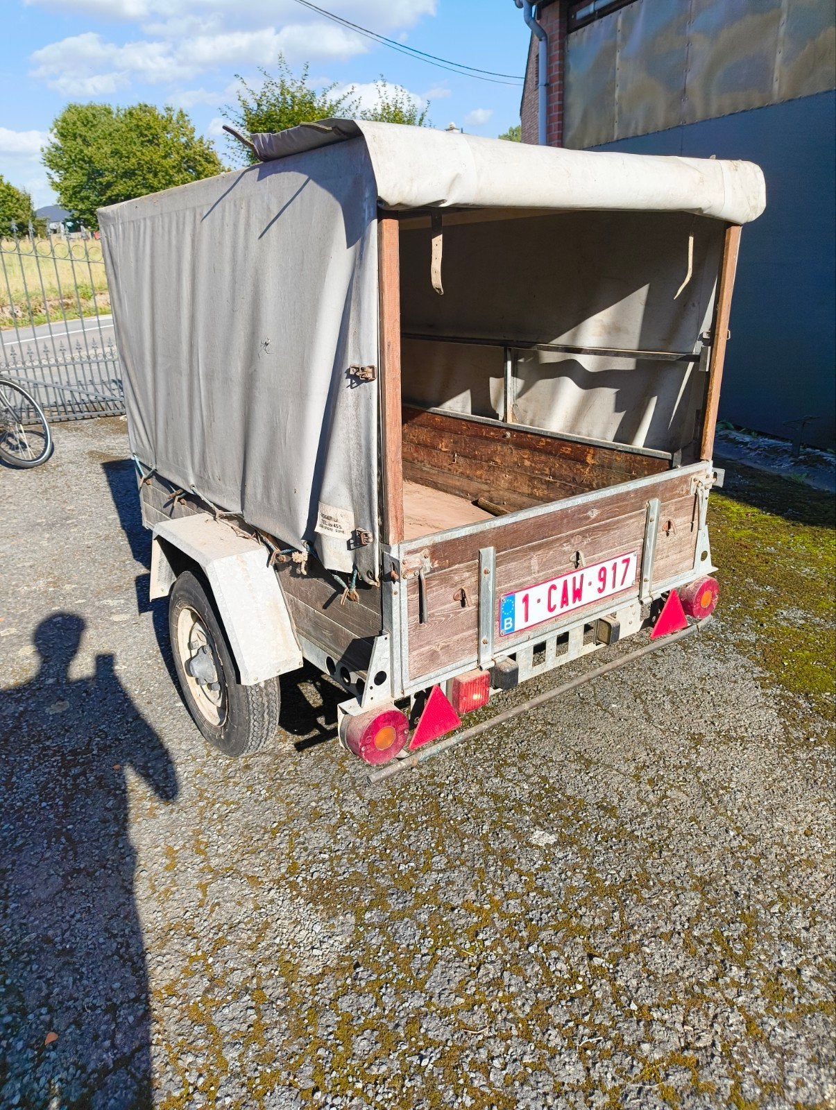 Aanhangwagen met 2 oprijplaten, Auto diversen, Ophalen