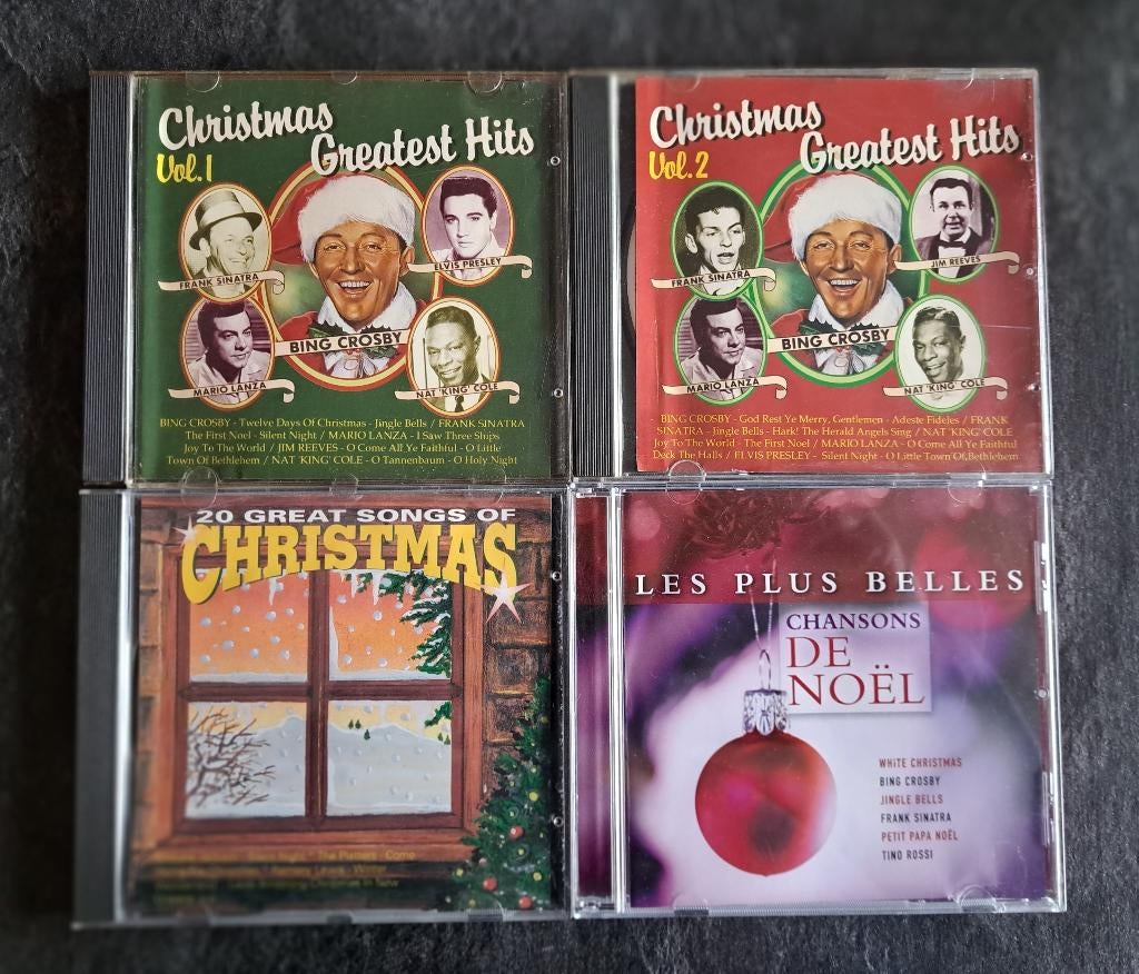 4 CD chansons de Noel, CD & DVD, CD | Noël & St-Nicolas, Enlèvement, Comme neuf