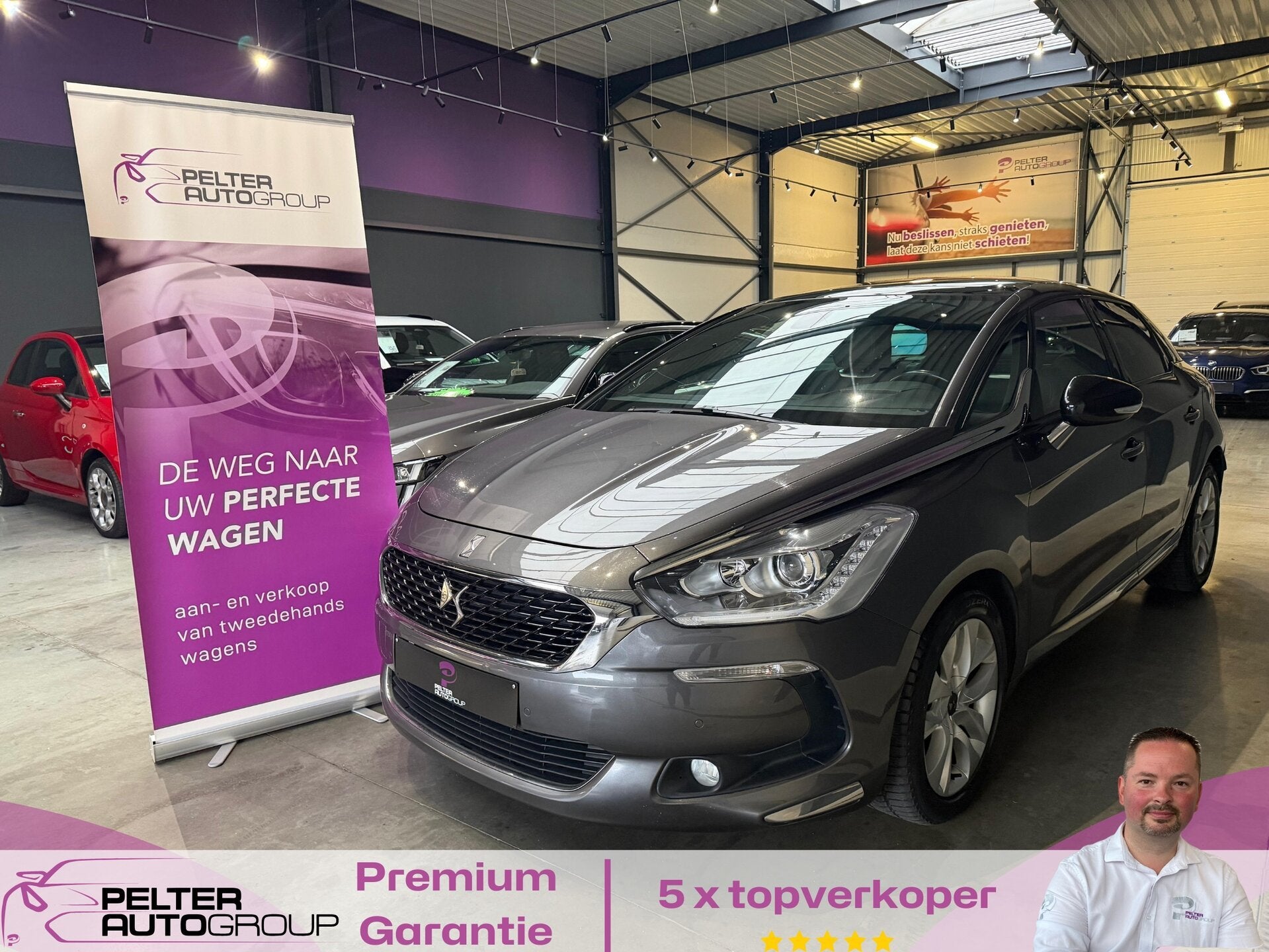 Citroen DS5 2.0Hdi Automaat 180Pk Pano Camera, Auto's, 4 cilinders, 0 kg, 181 pk, Bedrijf