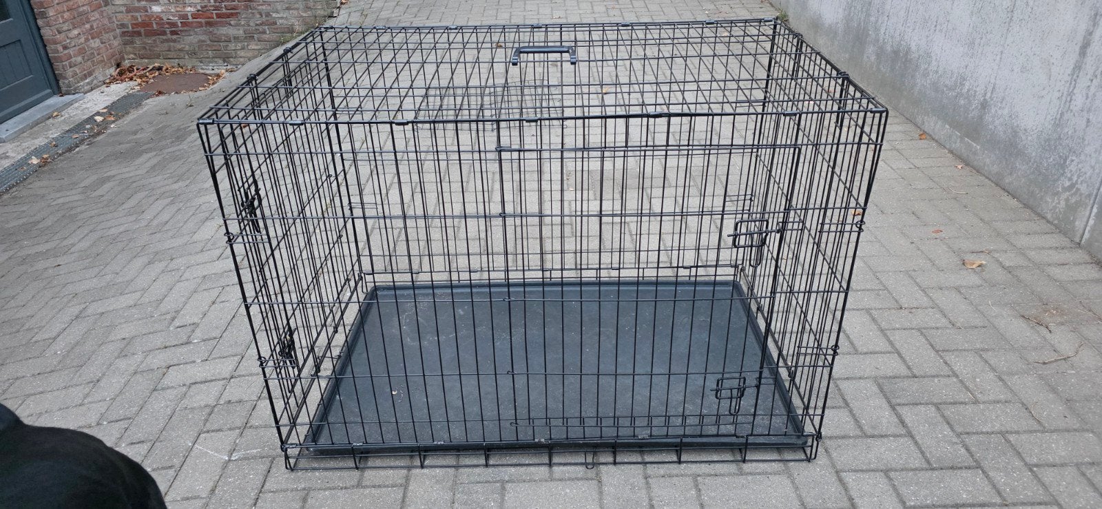 Grote inklapbare hondenbench, Enlèvement, Comme neuf, 110 cm ou plus, 65 à 100 cm