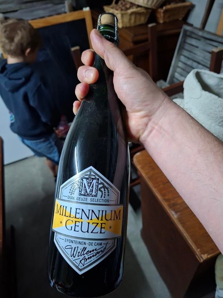 Millennium geuze, Collections, Marques de bière, Enlèvement, Neuf, Bouteille(s), Autres marques